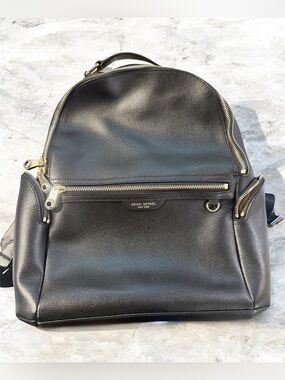 NWOT! henri bendel  Backpack in Black Saffiano Leather